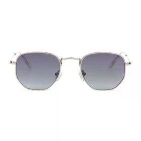 Despada DS 2260 C4 44 Polarize Geometrik Gri Metal Çocuk Güneş Gözlüğü