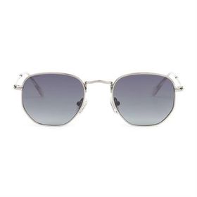 Despada DS 2260 C4 44 Polarize Geometrik Gri Metal Çocuk Güneş Gözlüğü