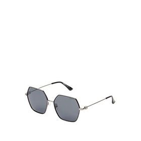 Despada DS 2293 C2 Metal Geometrik Gri Kadın Güneş Gözlüğü