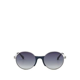 Despada DS 2323 C3 Metal Yuvarlak Açık Metallik Gri Mavi Unisex Güneş Gözlüğü
