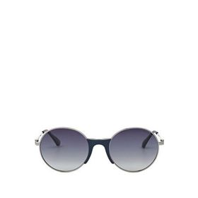 Despada DS 2323 C3 Metal Yuvarlak Açık Metallik Gri Mavi Unisex Güneş Gözlüğü