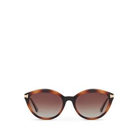 Despada DS 2339 C2 Oval Asetat Havana Kahverengi Kadın Güneş Gözlüğü