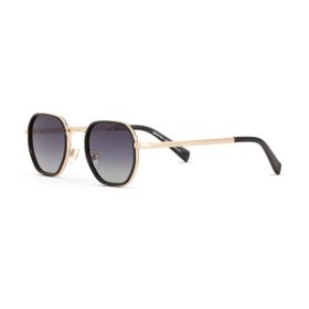 Despada DS 2361 C1 Geometrik Siyah Altın Unisex Güneş Gözlüğü