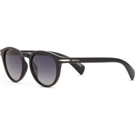Despada DS 2374 C1 Oval Siyah Gri Asetat Unisex Güneş Gözlüğü