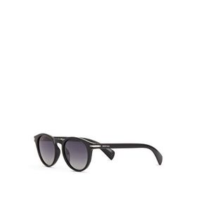 Despada DS 2374 C1 Oval Siyah Gri Asetat Unisex Güneş Gözlüğü