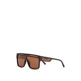 Despada DS 2378 C2 Maske Koyu Kahve Asetat Unisex Güneş Gözlüğü