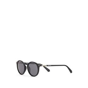 Despada DS 2386 C2 Oval Siyah Gri Asetat Unisex Güneş Gözlüğü