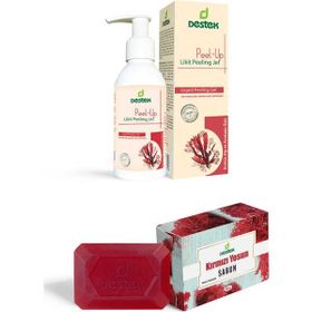 Destek 2'li Peel-Up Likit Peeling Jel ve Kırmızı Yosun Sabunu