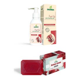Destek 2'li Peel-Up Likit Peeling Jel ve Kırmızı Yosun Sabunu