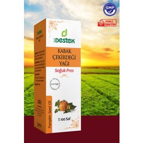Destek Soğuk Pres 50 ml Kabak Çekirdeği Yağı