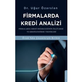 Destek Yayınları Firmalarda Kredi Analizi