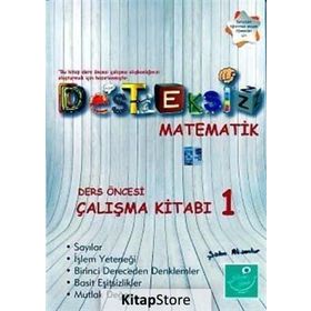 Desteksiz Matematik - Ders Öncesi Çalışma Kitabı 1 - Şahin Aksankur