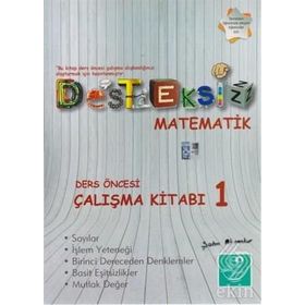 Desteksiz Matematik - Ders Öncesi Çalışma Kitabı 1 - Şahin Aksankur