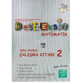 Desteksiz Matematik - Ders Öncesi Çalışma Kitabı 2 - Şahin Aksankur