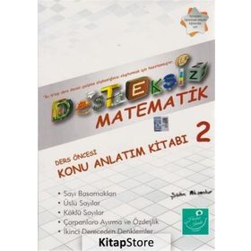 Desteksiz Matematik - Ders Öncesi Konu Anlatım Kitabı 2 - Şahin Aksankur