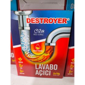 Destroyer 2x70 gr Lavabo Açıcı
