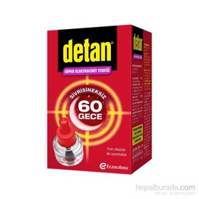 Detan 60 Gece Elektrolikit Yedek