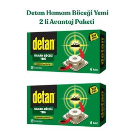 Detan 6'lı 2 Adet Hamam Böceği Yemi