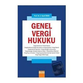 Detay Yayıncılık Z.Sacit Önen Genel Vergi Hukuku
