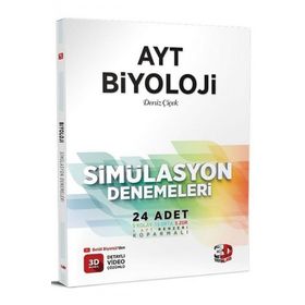 Detaylı Video Çözümlü 3D Yayınları 2023 AYT Biyoloji Simülasyon Denemeleri