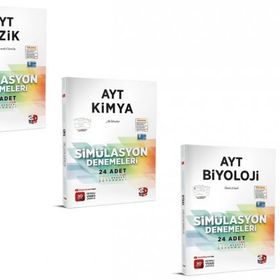 Detaylı Video Çözümlü 3D Yayınları 2023 AYT Fizik Kimya Biyoloji Simülasyon Denemeleri