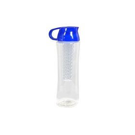 Detoks Matara Suluk 650 Ml Şeffaf Plastik (Mavi Kapak)