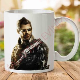 Deus Ex Transparent Baskılı Kupa Bardak