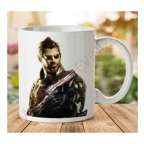 Deus Ex Transparent Baskılı Kupa Bardak