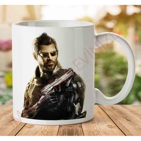Deus Ex Transparent Baskılı Kupa Bardak
