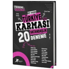 Dev Kadro KPSS Vatandaşlık Türkiye Karması 20 Deneme Çözümlü