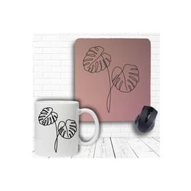 Deve Tabanı Bilek Destekli Mouse Pad ve Baskılı Kupa