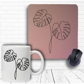 Deve Tabanı Bilek Destekli Mouse Pad ve Baskılı Kupa