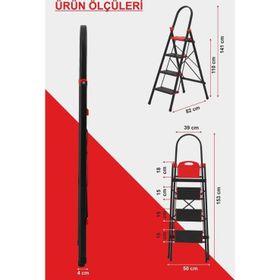 Devecioğlu 4 Basamaklı Star Geniş Basamaklı Merdiven
