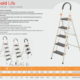 Devecioğlu Gold Life 5 Basamaklı Merdiven