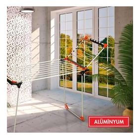 Devecioğlu MM080 Show Lüx Tamamı Alüminyum Çamaşır Kurutma Askısı