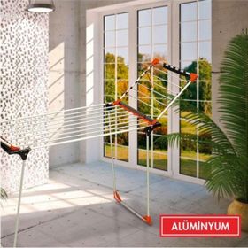 Devecioğlu MM080 Show Lüx Tamamı Alüminyum Çamaşır Kurutma Askısı