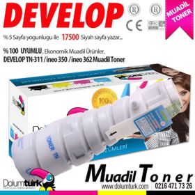 Develop TN-311 İneo 350 İneo 362 Muadil Toner