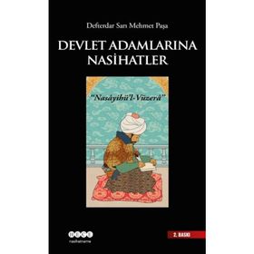Devlet Adamlarına Nasihatler - defterdar sari mehmet pasa