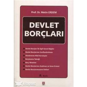 DEVLET BORÇLARI - METIN ERDEM