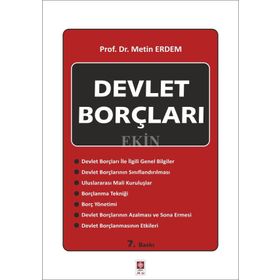 DEVLET BORÇLARI - METIN ERDEM