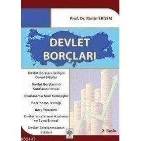 DEVLET BORÇLARI - METIN ERDEM