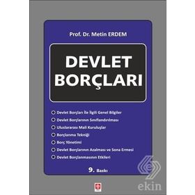 DEVLET BORÇLARI - METIN ERDEM