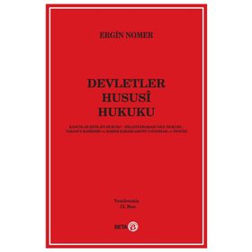 DEVLETLER HUSUSI HUKUKU - ERGIN NOMER