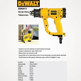 Dewalt D26411 Sıcak Hava Tabancası