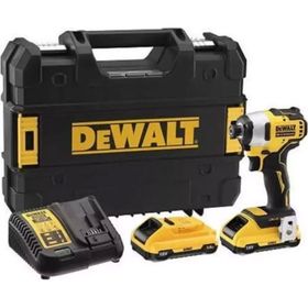 Dewalt DCF809L2T Çift Akü 18 V 3 Ah Kompakt Kömürsüz Akülü Darbeli Matkap