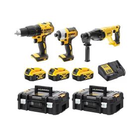 Dewalt DCK369M3T 18V XR 3x4 Ah Akülü Vidalama Makinesi Seti