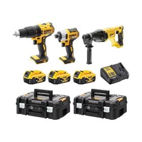 Dewalt DCK369M3T 18V XR 3x4 Ah Akülü Vidalama Makinesi Seti