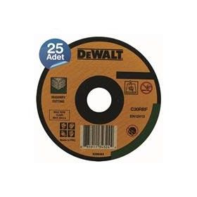 Dewalt DWA4525CFA 230x2,5 mm 25 Adet Taşlama Diski Bombeli