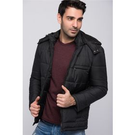 Dewberry 1040001M8601 Siyah Erkek Mont