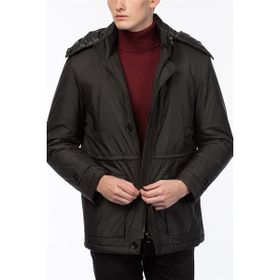 Dewberry 1040001M8624 Siyah Erkek Mont
